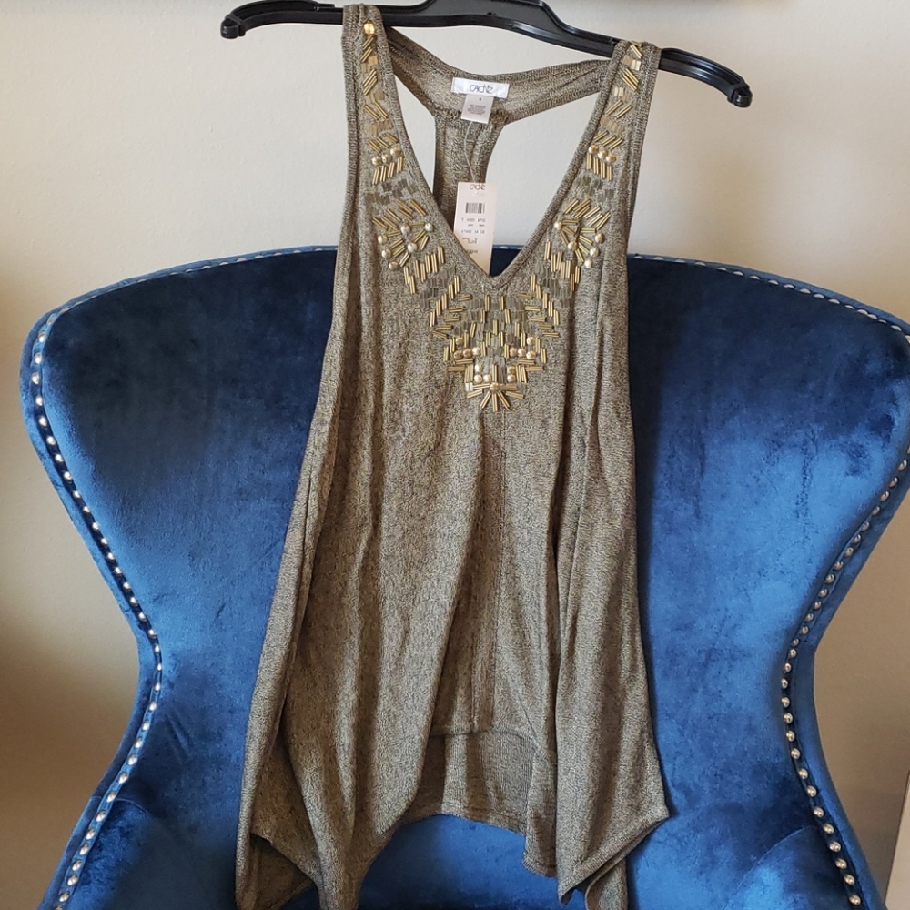 "NEW" Asymmetrical shirt from "CACHE"
